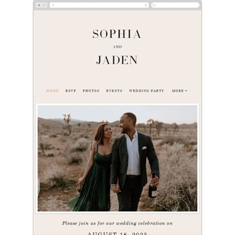 Wedding Website