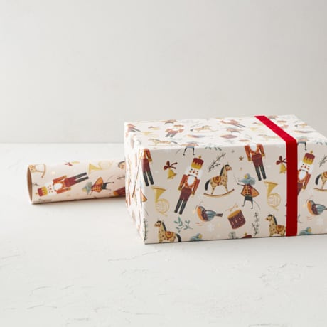 Foil-Pressed Wrapping Paper Roll