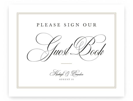 Reception Signs
