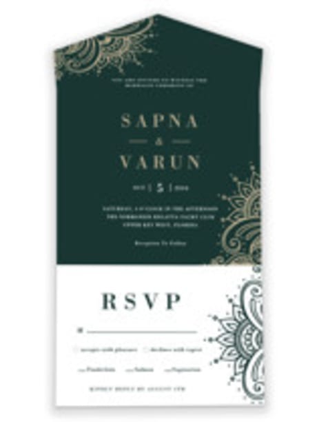 All-in-One Wedding Invitations