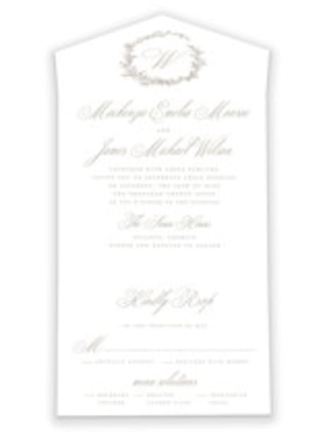 All-in-One Wedding Invitations