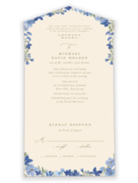 All-in-One Wedding Invitations