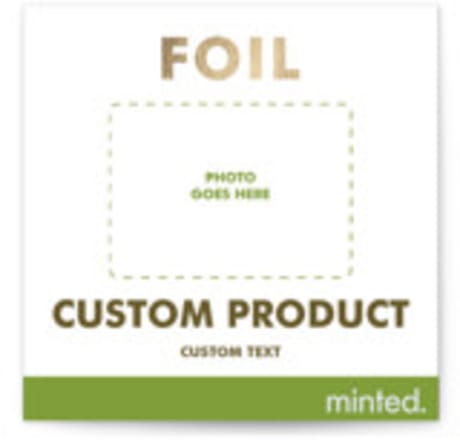 Foil-Pressed Bridal Shower Invitations