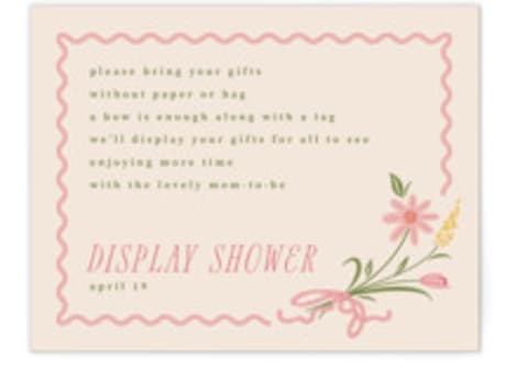 Baby Shower Insert Cards
