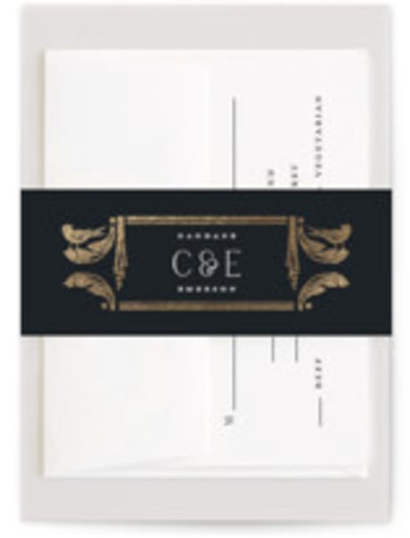 Foil-Pressed Belly Bands