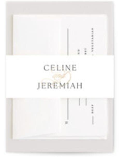 Foil-Pressed Belly Bands