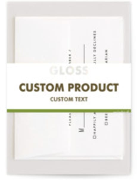 Gloss-Press Belly Bands