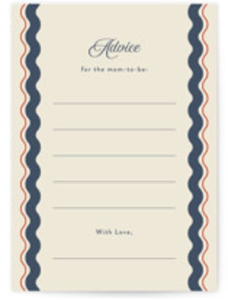 Baby Shower Activity Cards