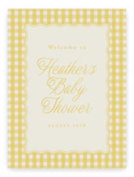 Baby Shower Welcome Signs
