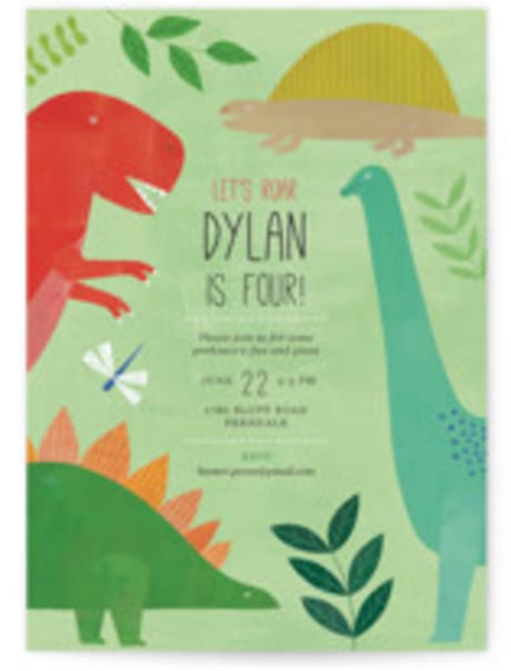 Children's Birthday Party Postcards