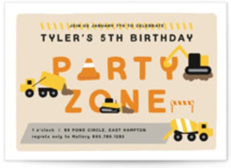 Children's Birthday Party Postcards