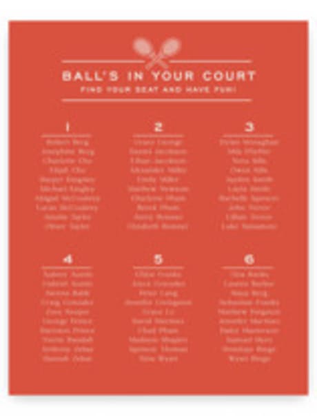 Custom Seating Charts