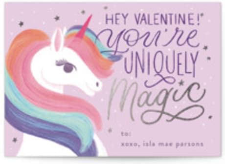 Foil-Pressed Classroom Valentine's Day Cards