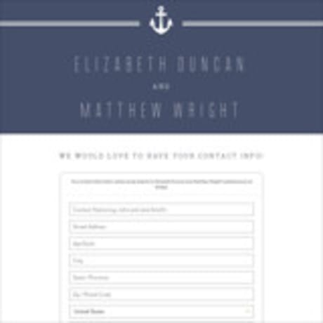 Digital Wedding Address Collection Cards