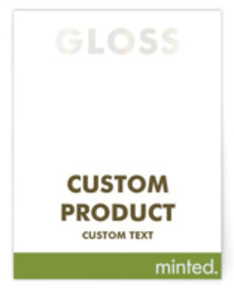 Gloss-Press Direction Cards