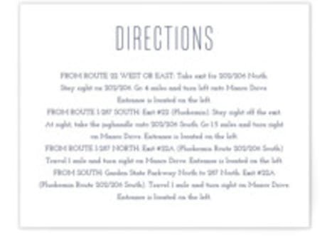 Direction Cards
