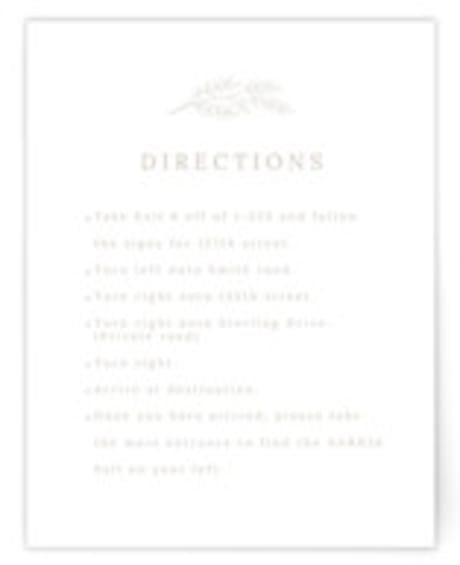 Direction Cards