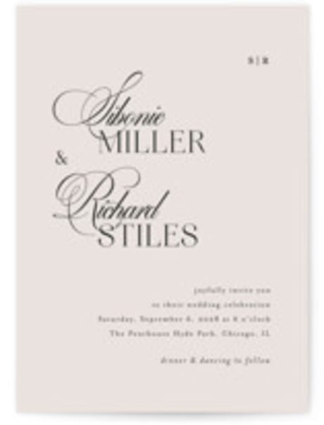 Grand Wedding Invitations