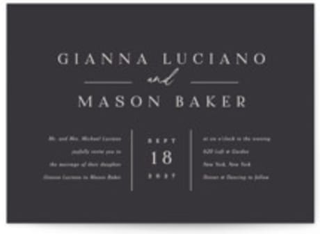 Petite Wedding Invitations