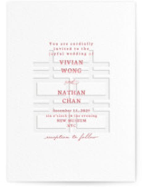 Letterpress Wedding Invitations