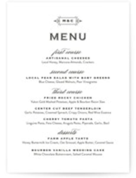 Menus