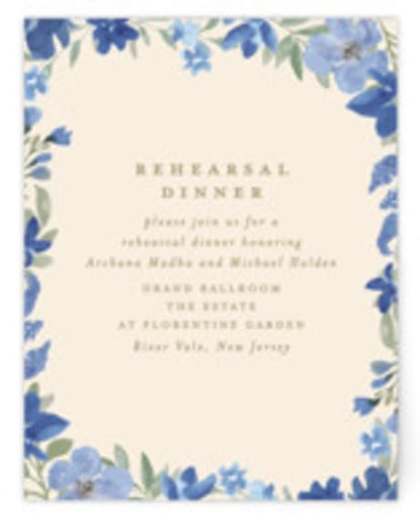 Rehearsal Dinner Cards