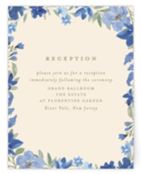 Reception Cards