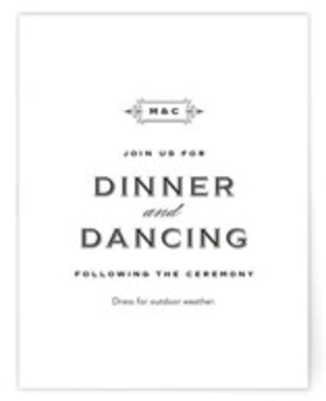 Reception Cards