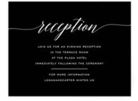 Reception Cards