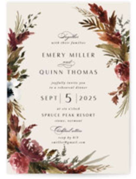 Rehearsal Dinner Invitations