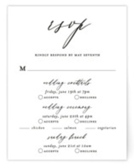 Multi-Event RSVP Cards