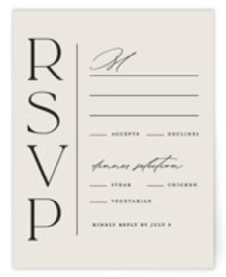 RSVP Cards