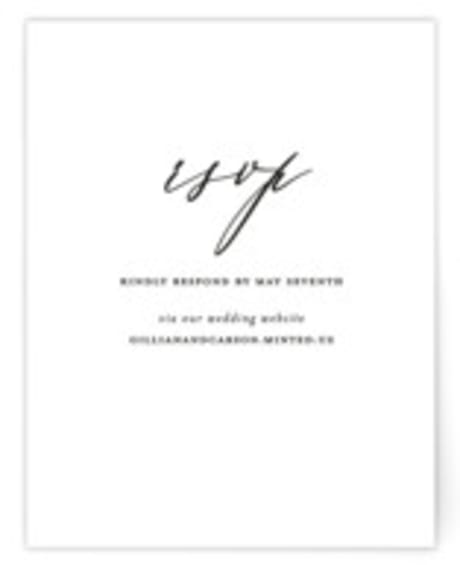 RSVP Online Enclosure Cards