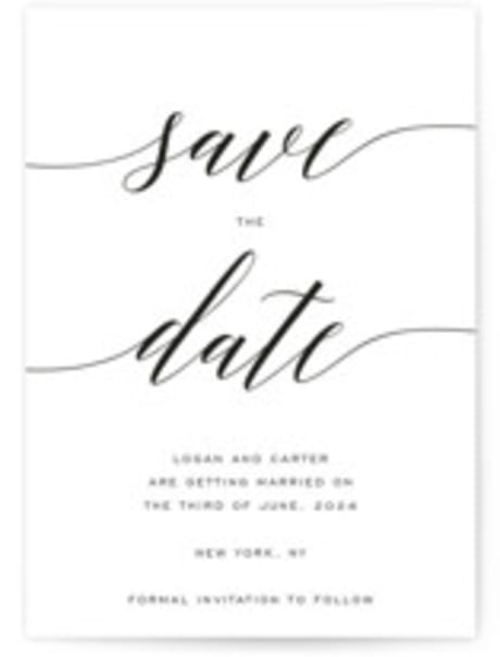 Save the Date Petite Cards