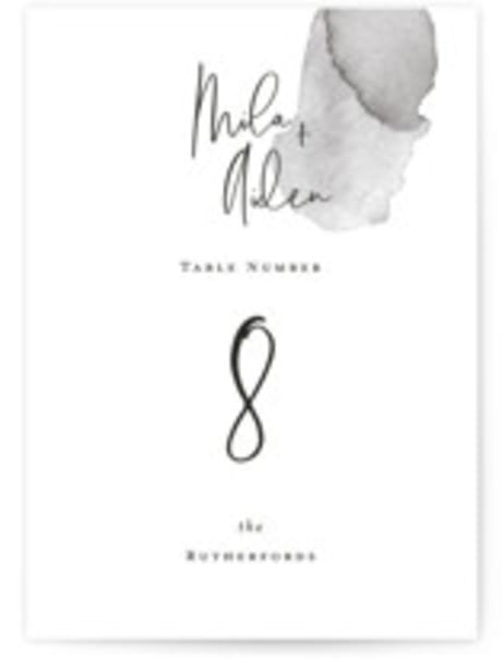 Table Numbers