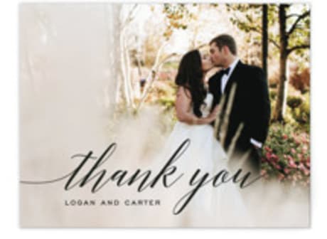 Wedding Thank You Postcards