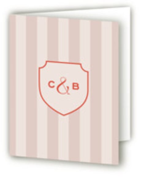 Folded Wedding Thank You Cards