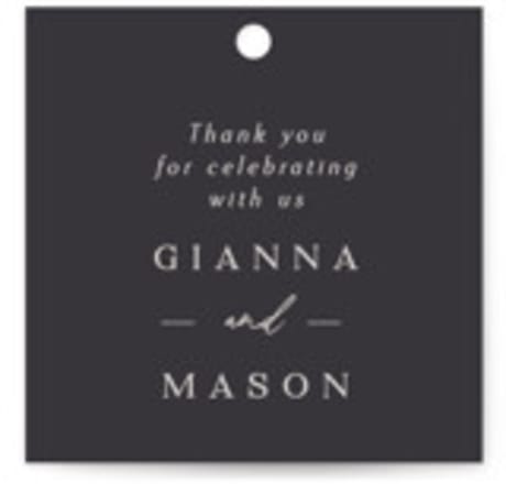 Wedding Favor Tags