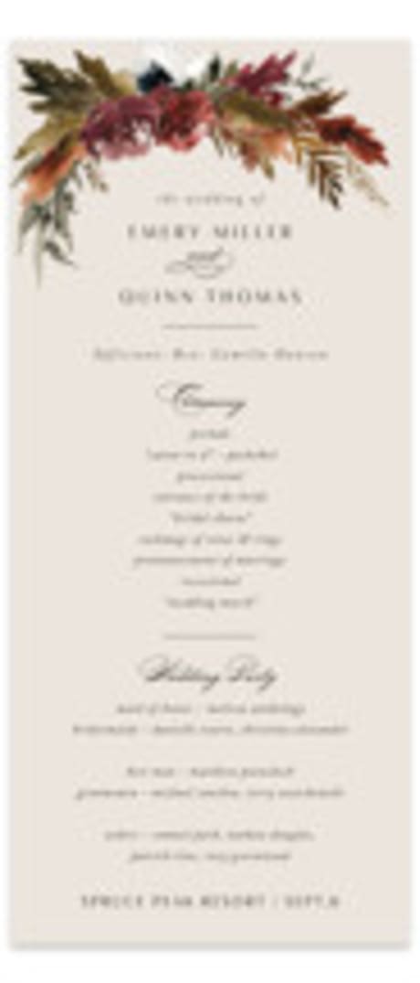 Wedding Programs