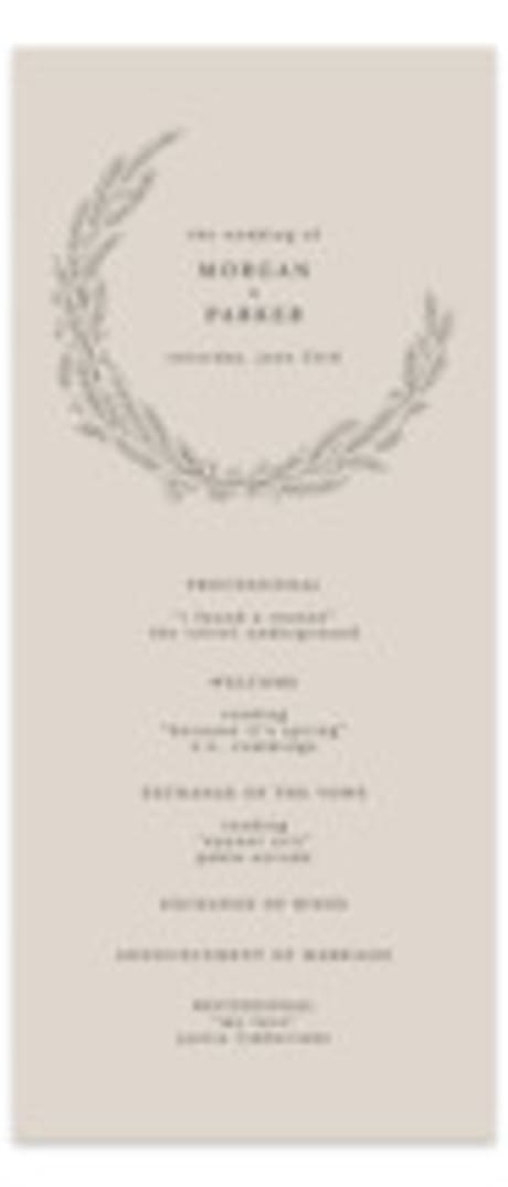 Wedding Programs