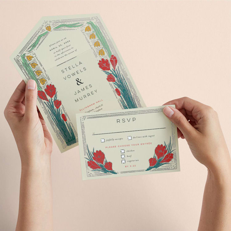 Deco Spring Florals by Shiny Penny Studio