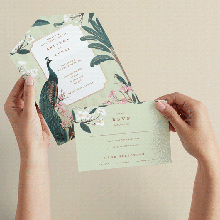 "Royal Wedding" - Savvy Wedding Invitations in Pista by Teju Reval - Animated View
