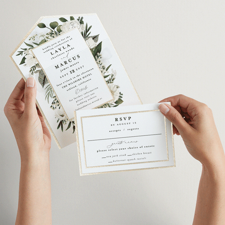"Classic Love" - Savvy Wedding Invitations in Vanilla by Susan Moyal - Animated View
