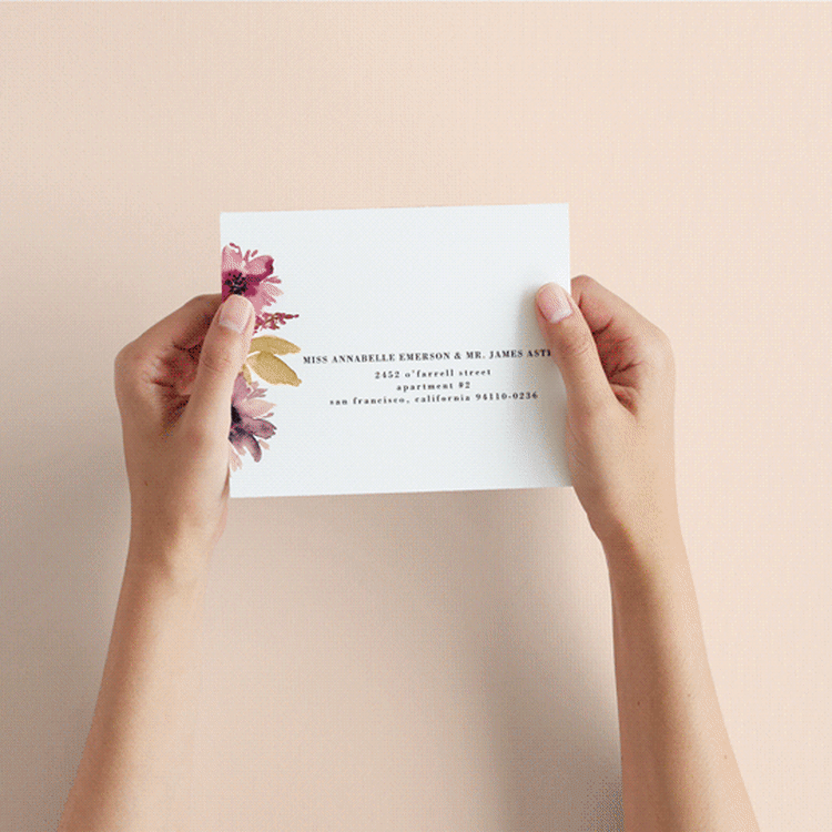 "Autumn Vows" - Savvy Wedding Invitations in Burnt Orange by Chris Griffith - How it works