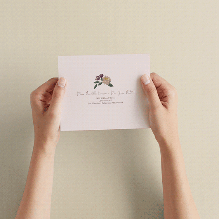 "Wild Peonies" - Savvy Wedding Invitations in Blush by Cindy Reynolds - How it works