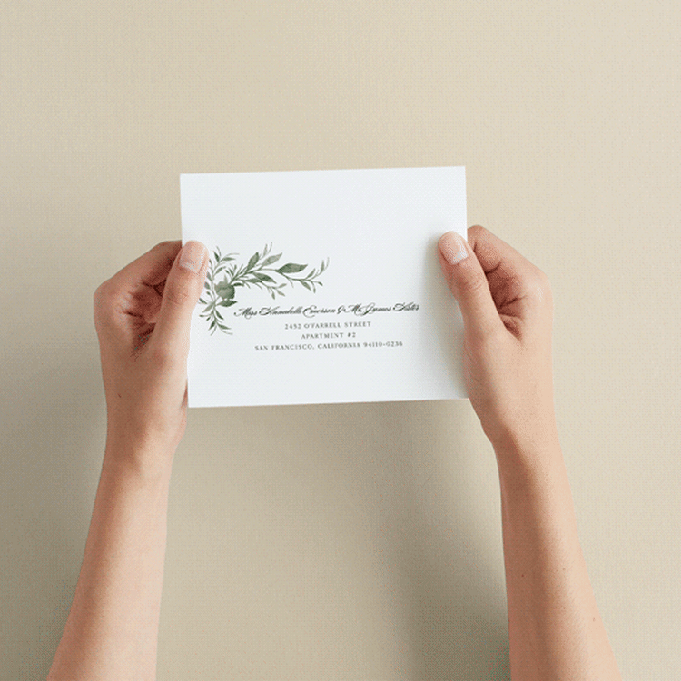 "Carolina" - Savvy Wedding Invitations in Meadow by Melanie Kosuge - How it works