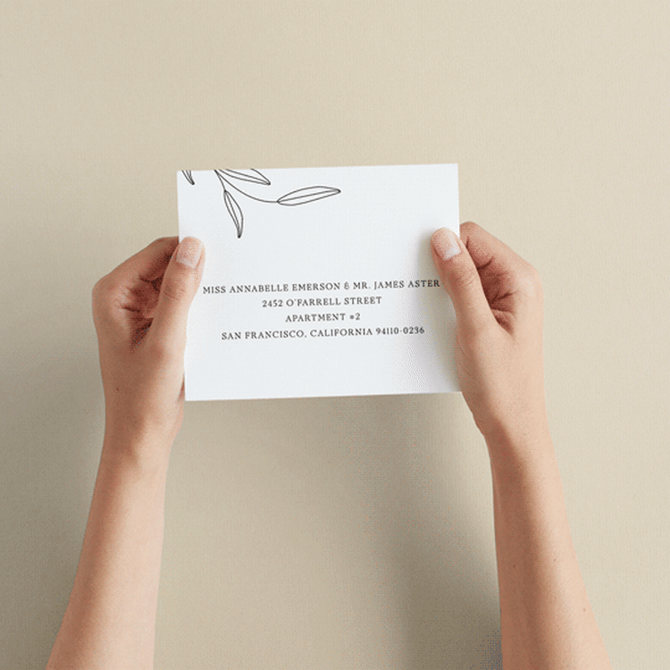 "Coco" - Savvy Wedding Invitations in Linen by Carly Reed Walker - How it works