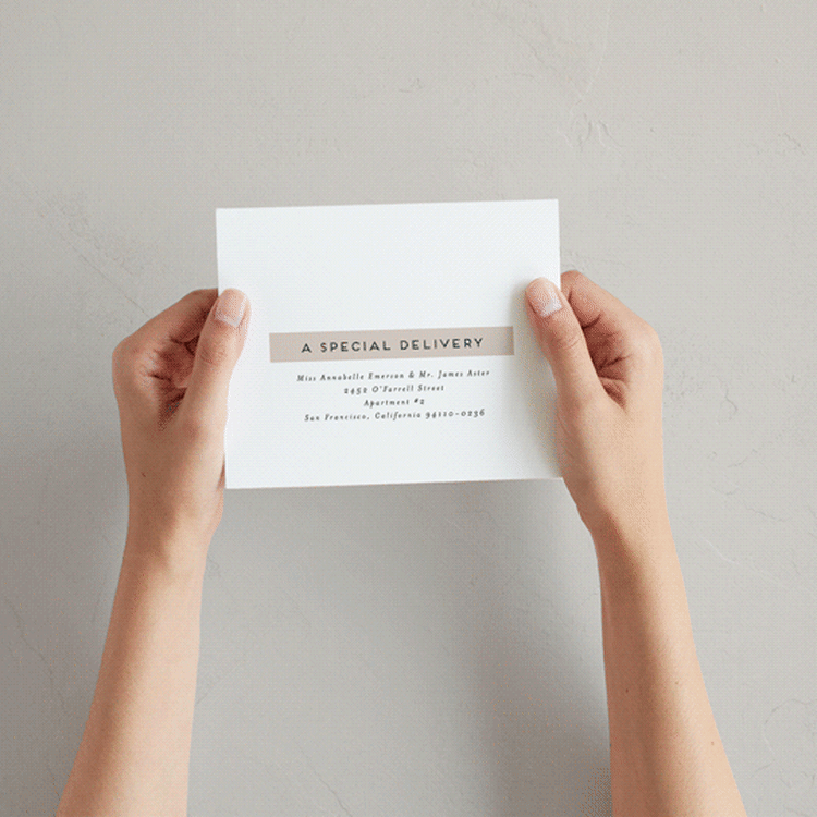 "Picturesque" - Savvy Wedding Invitations in Linen by Christie Garcia - How it works