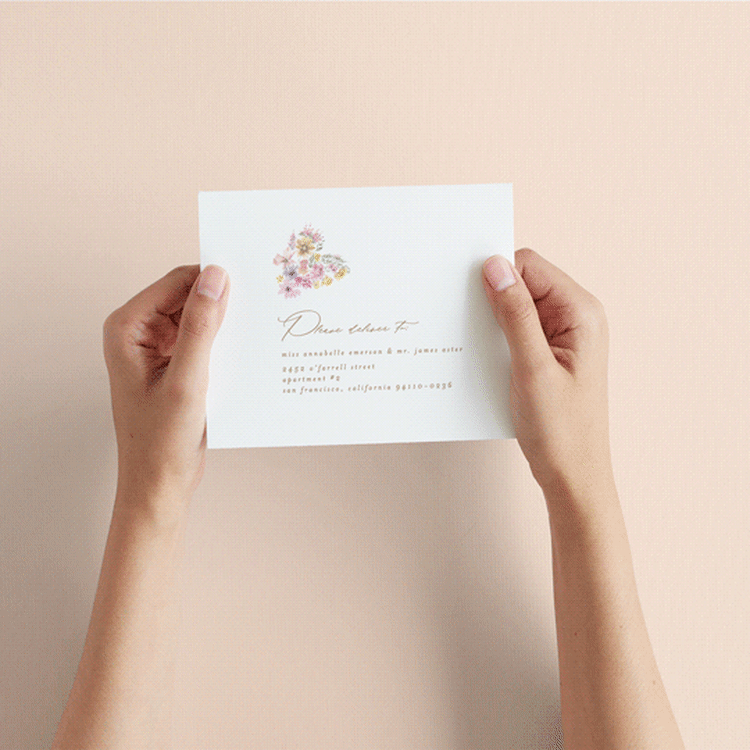 "Floral Arch" - Savvy Wedding Invitations in Spring by Phrosné Barwood - How it works