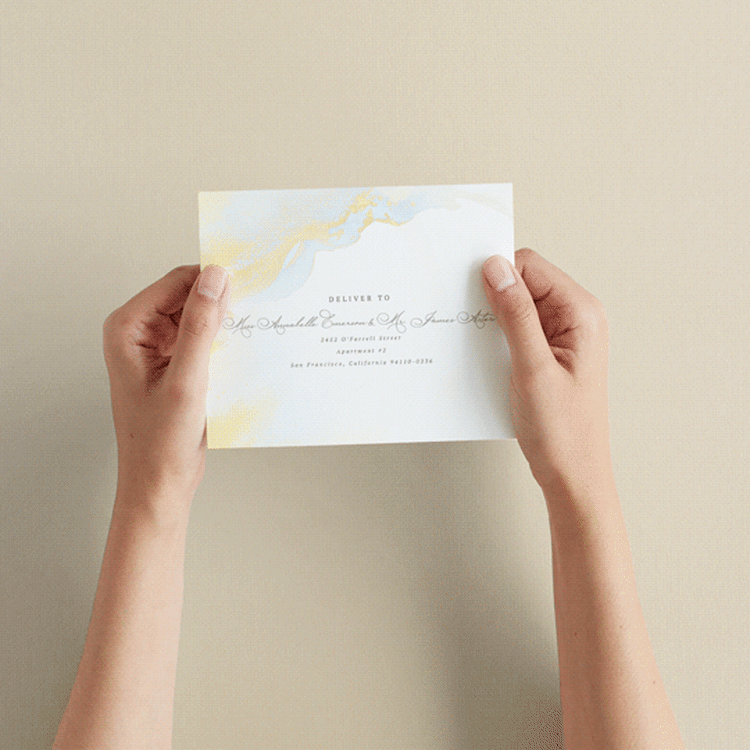 "The whisper of the waves" - Savvy Wedding Invitations in Sunrise by Helen Halik - How it works